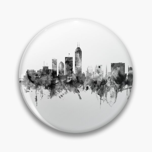 Artikelvorschau, Indianapolis Indiana Skyline entworfen und verkauft von ArtPrints.