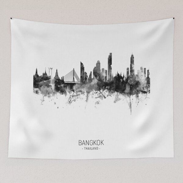 Artikelvorschau, Bangkok Thailand Skyline entworfen und verkauft von ArtPrints.