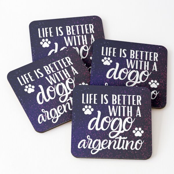 Item preview, Life is better with a Dogo argentino designed and sold by good vibes clothing.