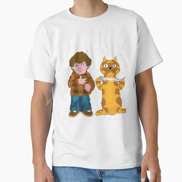 Item preview, Charlie Says 1970s British Nostalgia - Charley Says And Cat t shirt - Charley Says t-shirt designed and sold by happygiftideas.