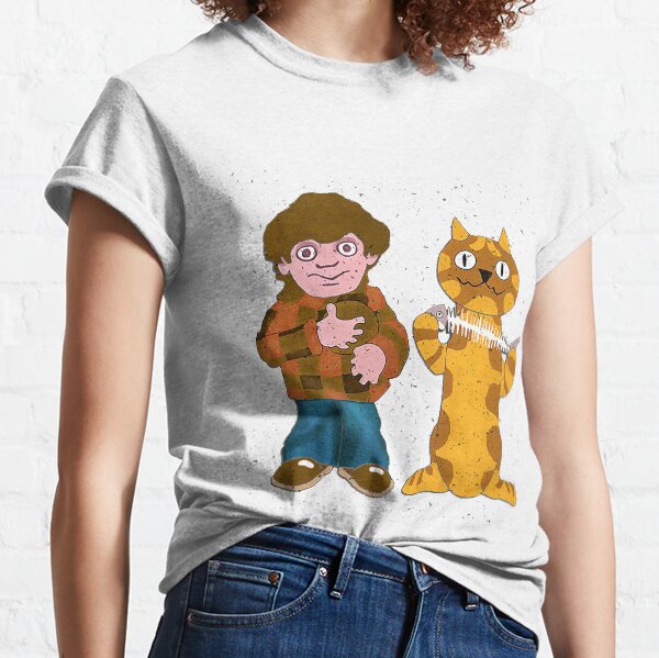 Charlie Says 1970s British Nostalgia - Charley Says And Cat t shirt - Charley Says t-shirt Classic T-Shirt