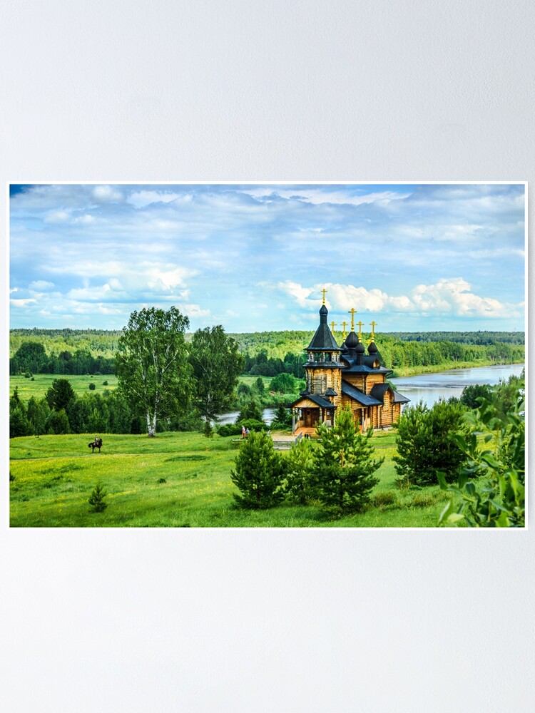 Alternate view of Russian landscape Poster