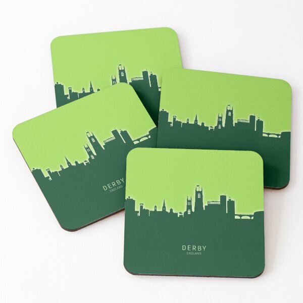 Item preview, Derby England Skyline designed and sold by ArtPrints.