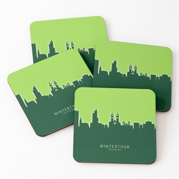 Item preview, Winterthur Switzerland Skyline designed and sold by ArtPrints.