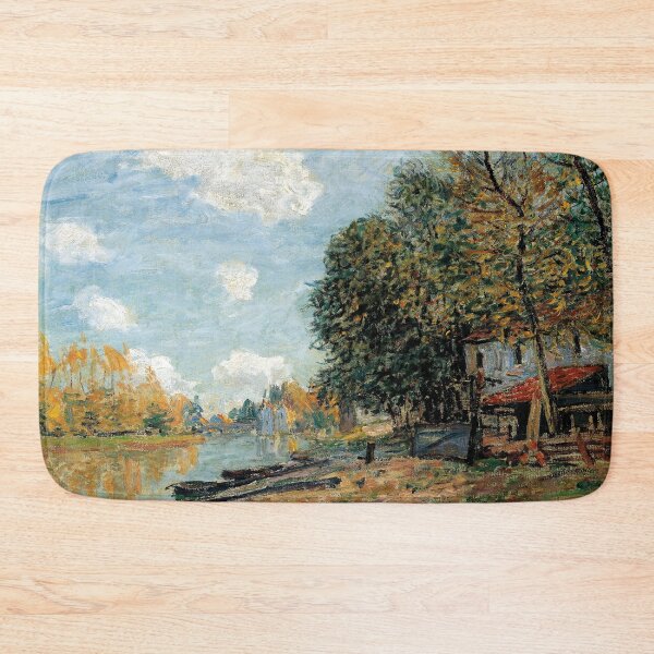 Item preview, Moret- The Banks of the River Loing, by Alfred Sisley designed and sold by Irina Polyanskaya.