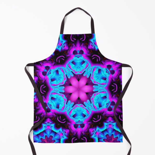 Item preview, blue purple vivid flower mandala designed and sold by haroulita.
