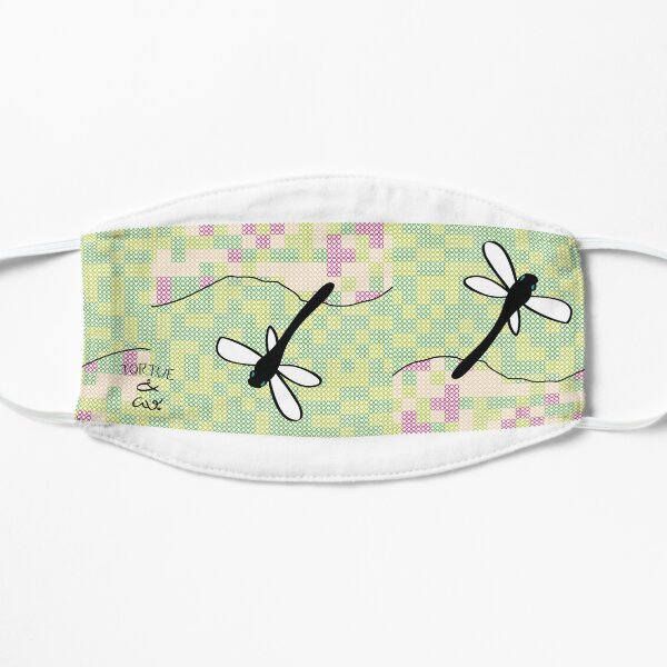 Dragonflies - notebook Flat Mask