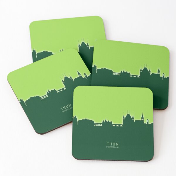 Item preview, Thun Switzerland Skyline designed and sold by ArtPrints.
