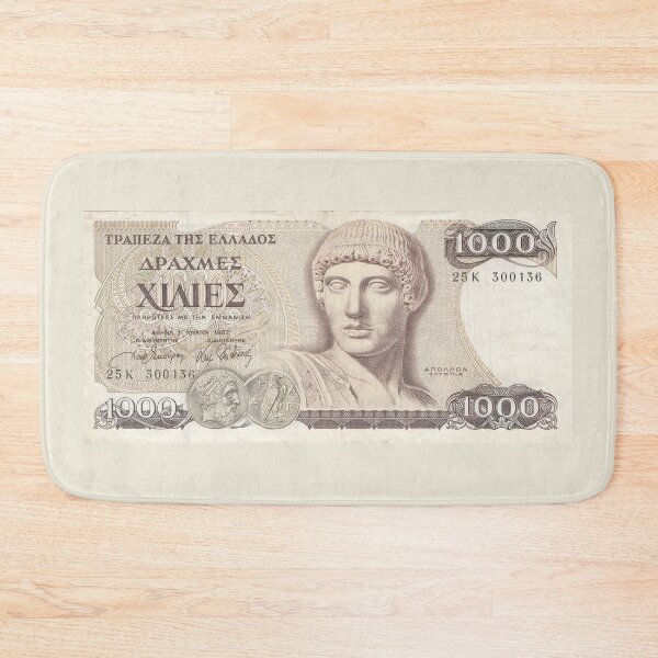 Item preview, 1000 Greek Drachmas banknote (Apollo) designed and sold by portokalis.