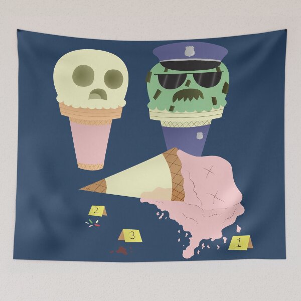 Item preview, Ice Cream Crime Scene designed and sold by Sailio717.