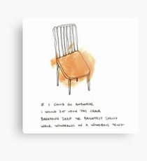 chair Metal Print