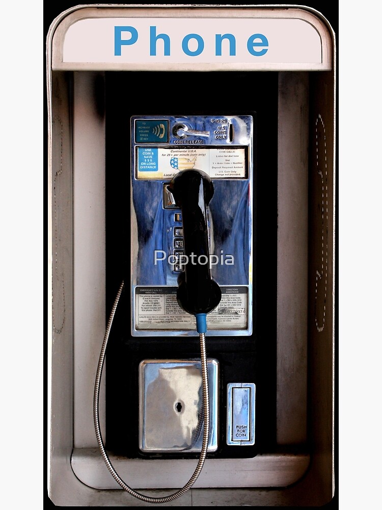 Pay Phone" Art Print for Sale by Poptopia | Redbubble