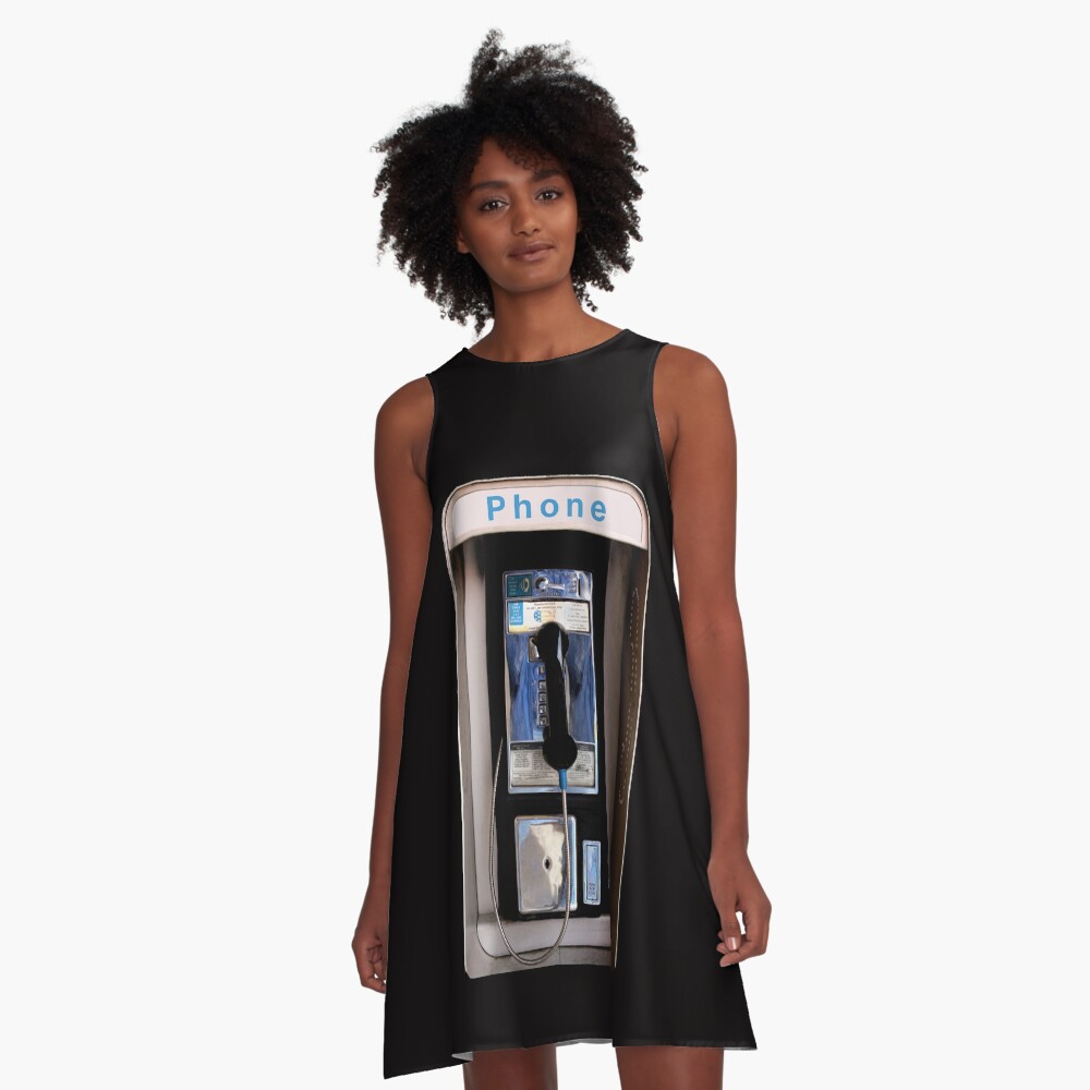 Pay Phone A-Line Dress