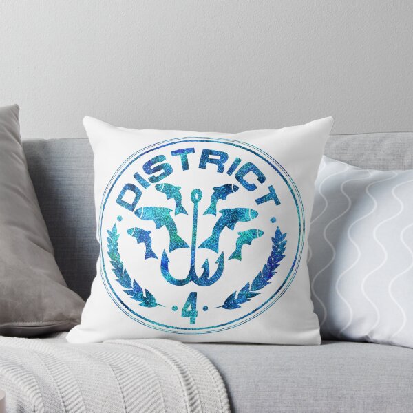 Item preview, Hunger Games District 4 Blue Glitter designed and sold by Carla Perry.
