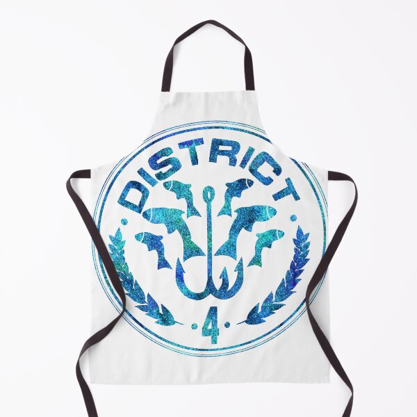 Item preview, Hunger Games District 4 Blue Glitter designed and sold by Carla Perry.