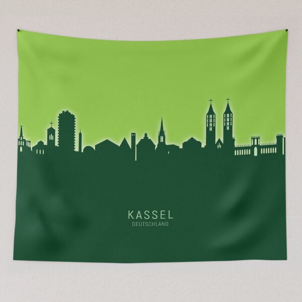 Item preview, Kassel Germany Skyline designed and sold by ArtPrints.
