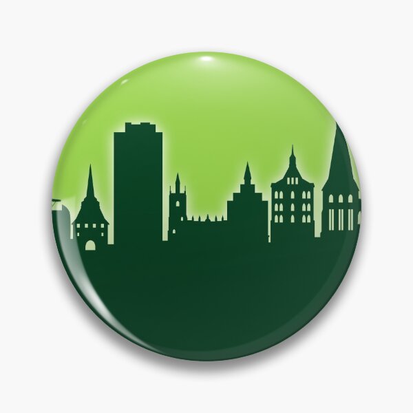 Item preview, Rostock Germany Skyline designed and sold by ArtPrints.