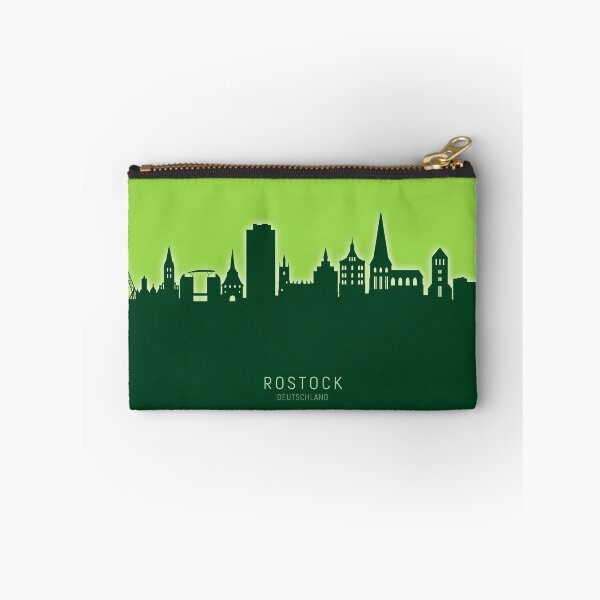 Item preview, Rostock Germany Skyline designed and sold by ArtPrints.