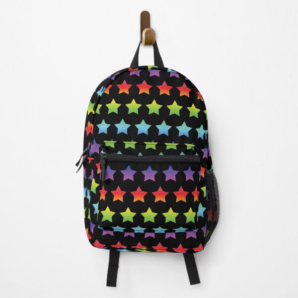 Item preview, Rainbow stars on black designed and sold by EvieWoj.