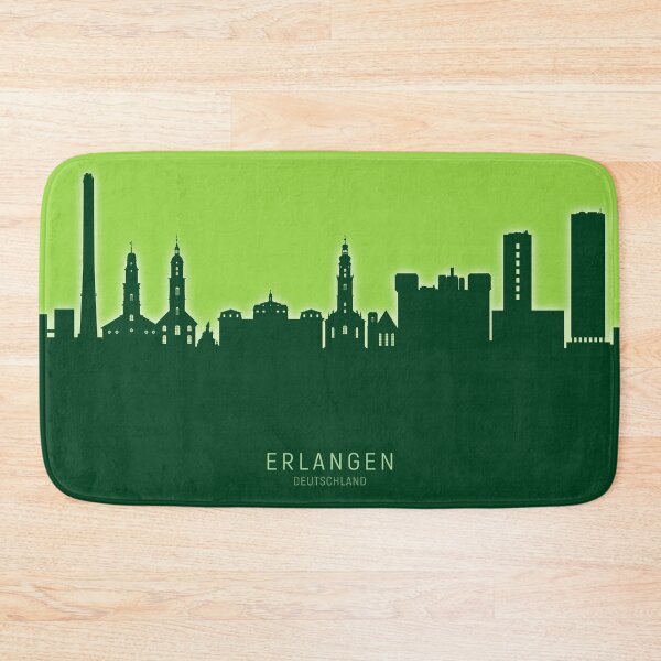 Item preview, Erlangen Germany Skyline designed and sold by ArtPrints.