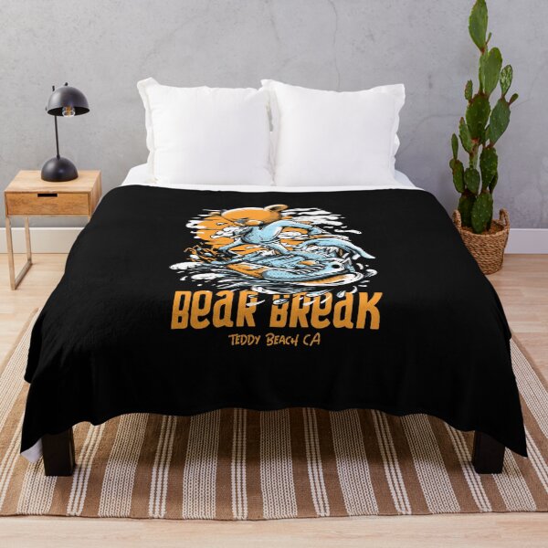 Item preview, Bear Break. Teddy Beach CA. Surfing. Funny designed and sold by shirtdan.