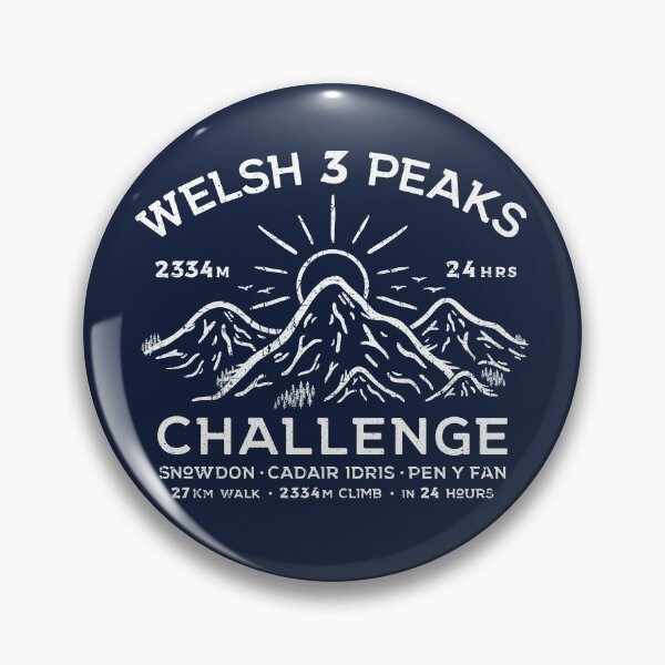 Item preview, Welsh Three Peaks Challenge designed and sold by TigerTom Design.