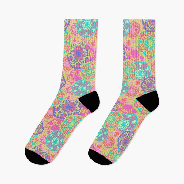 Item preview, Yoga colourful Purple Blue Mandala pattern design designed and sold by Ienso.