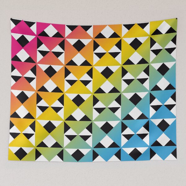 Item preview, Rainbow Triangle Pattern v4 designed and sold by Tallulah-Malibu.