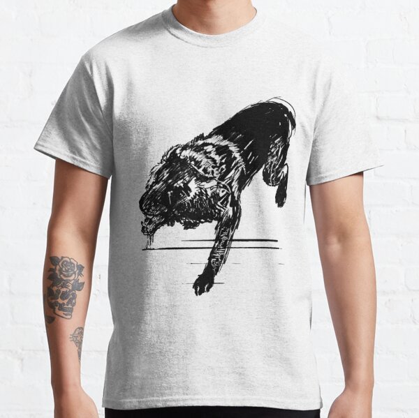 Dark Grunge T-Shirt Rottweiler Teeth - Aesthetic Shop