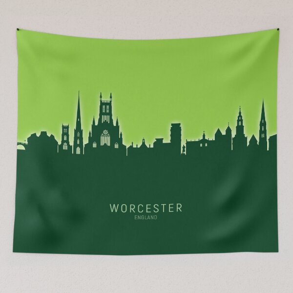 Item preview, Worcester England Skyline designed and sold by ArtPrints.