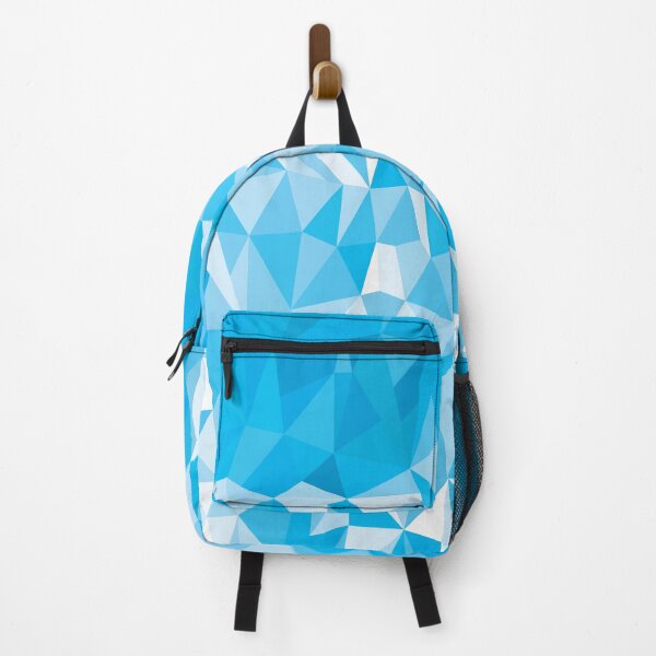 Item preview, Geometric Low Poly Tiger Face - Blue designed and sold by TigerTom Design.