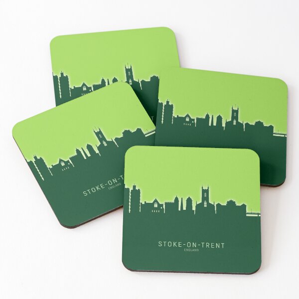 Item preview, Stoke-on-Trent England Skyline designed and sold by ArtPrints.