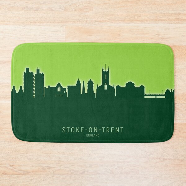 Item preview, Stoke-on-Trent England Skyline designed and sold by ArtPrints.