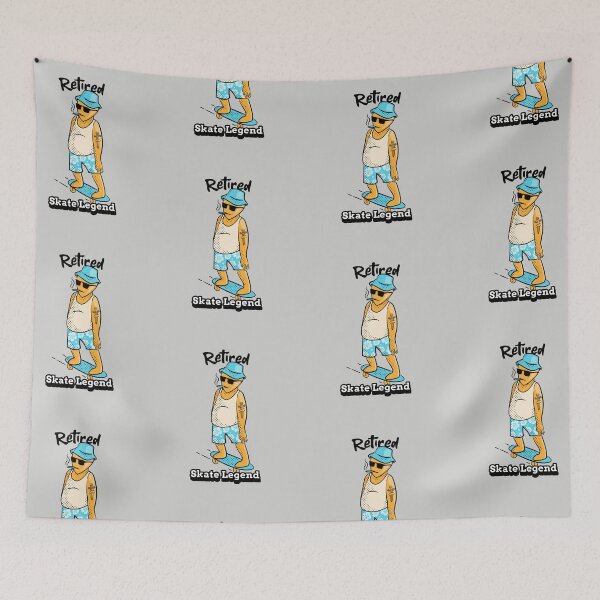 Item preview, Retired Skate Legend. Too Cool. Funny. Light Background. designed and sold by shirtdan.