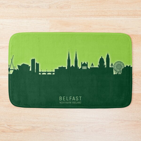 Item preview, Belfast Northern Ireland Skyline designed and sold by ArtPrints.