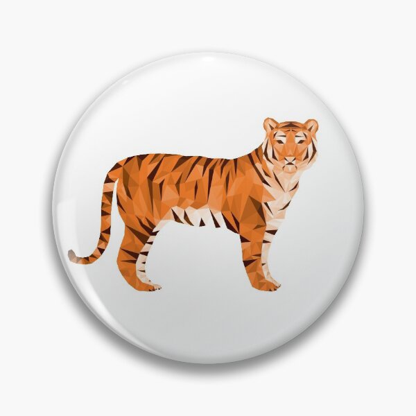 Item preview, Geometric Low Poly Tiger designed and sold by TigerTom Design.