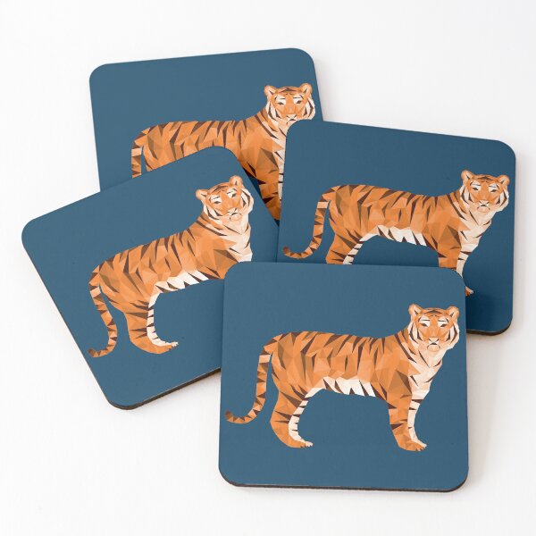 Item preview, Geometric Low Poly Tiger designed and sold by TigerTom Design.