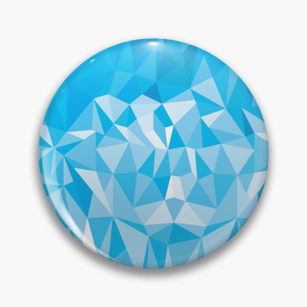 Item preview, Blue Geometric Pattern Low Poly Pattern designed and sold by TigerTom Design.