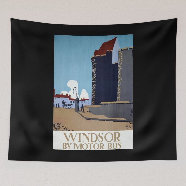 Item preview, Railway Poster Windsor designed and sold by stickart-marek.