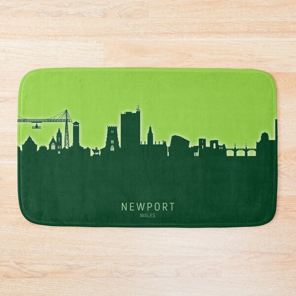Item preview, Newport Wales Skyline designed and sold by ArtPrints.