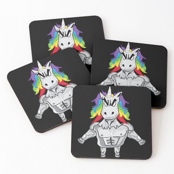 Item preview, Wicked Muscular Unicorn designed and sold by MarianRossberg.