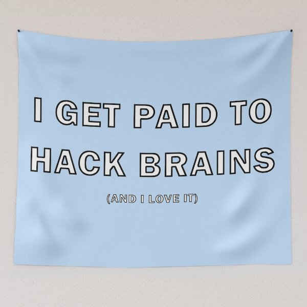 Item preview, Hacking Brains designed and sold by Olympia Ellinas.