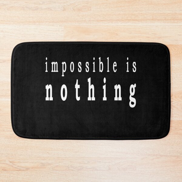 Item preview, impossible is nothing awsome motivational t-shirt designed and sold by FHdesigns.