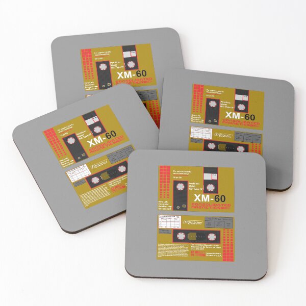 Item preview, Consolidated Magnetics XM-60 type 4 cassette (front and back) designed and sold by B-96-J.