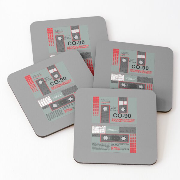 Item preview, Consolidated Magnetics CO-90 type 2 cassette (front and back) designed and sold by B-96-J.