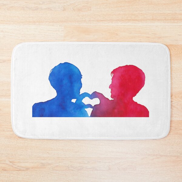 Item preview, MewGulf Heart (Rose Red and Blue) designed and sold by jeneva.
