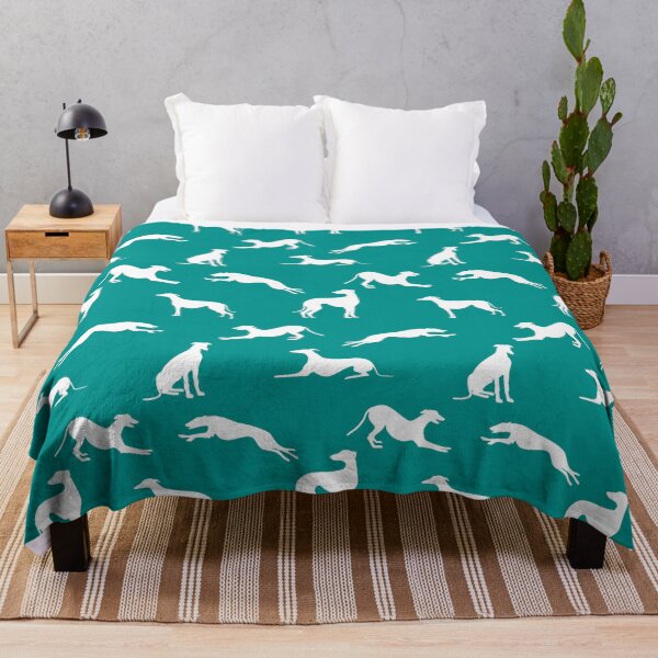 Item preview, Siluetas de galgos - Blanco en 00938D designed and sold by GreytGraphicals.