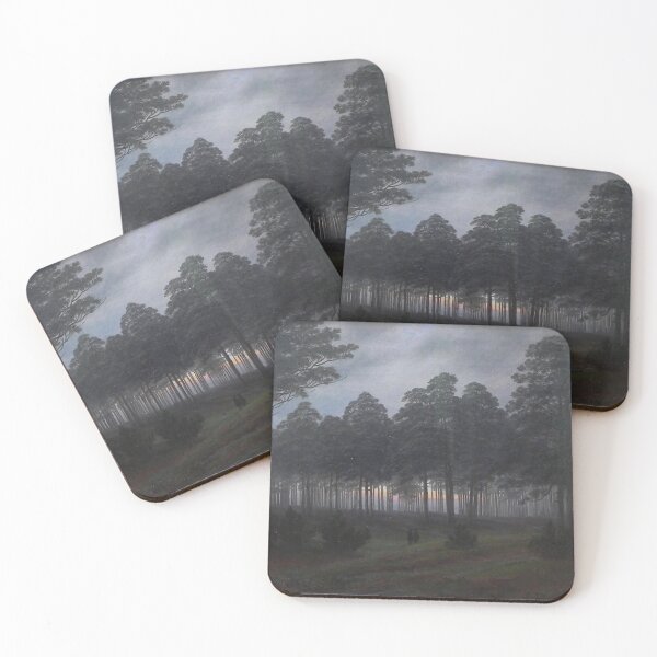 Item preview, The evening - Caspar David Friedrich designed and sold by TemporaryArt.