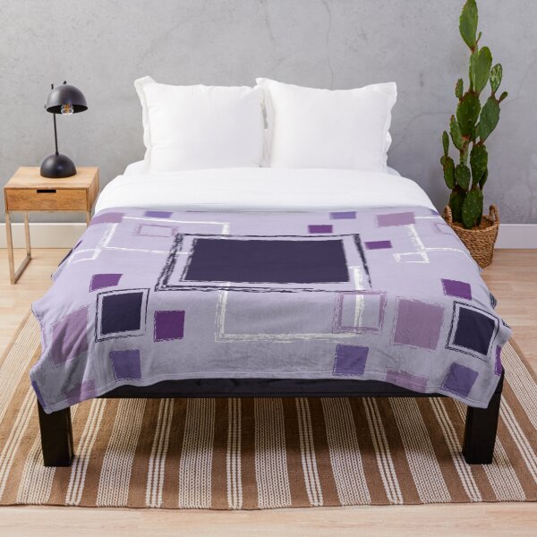 Item preview, Patrón abstracto morado pastel cuadrados grandes designed and sold by ranadigipaint.