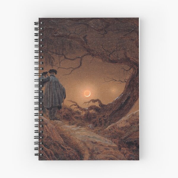 Item preview, Two men contemplating the moon - Caspar David Friedrich designed and sold by TemporaryArt.